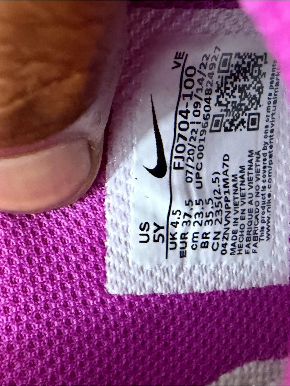 Nike Dunk Low GS Active Fuchsia Pink/White Shoes
